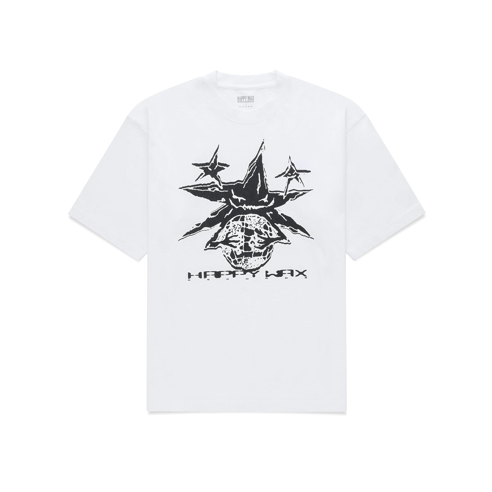 Star Tee in White - front