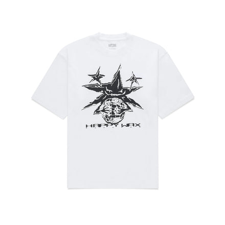 Star Tee in White - front